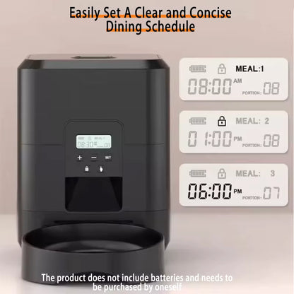 2L Smart Pet Feeder Automatic Cat Food Dispenser Cat Dog Bowl Automatic Cat Feeder Dog Slow Food Machine with Timed Quantitative